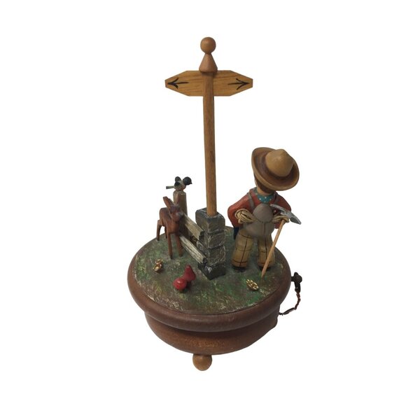 Vintage Genuine Thorens Swiss Music Work Music Box ''Happy Wanderer'' - Picture 7 of 16